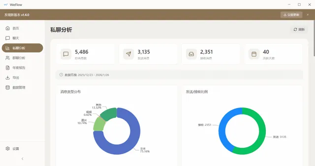 微信聊天记录导出分析工具商品图